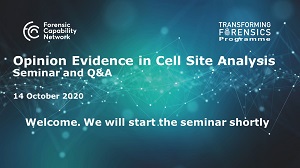 Cell site analysis webinar