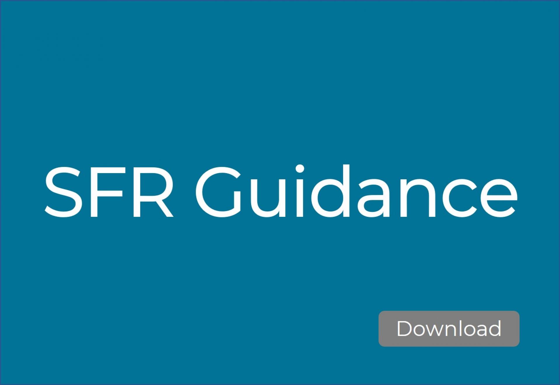 SFR Guidance_1