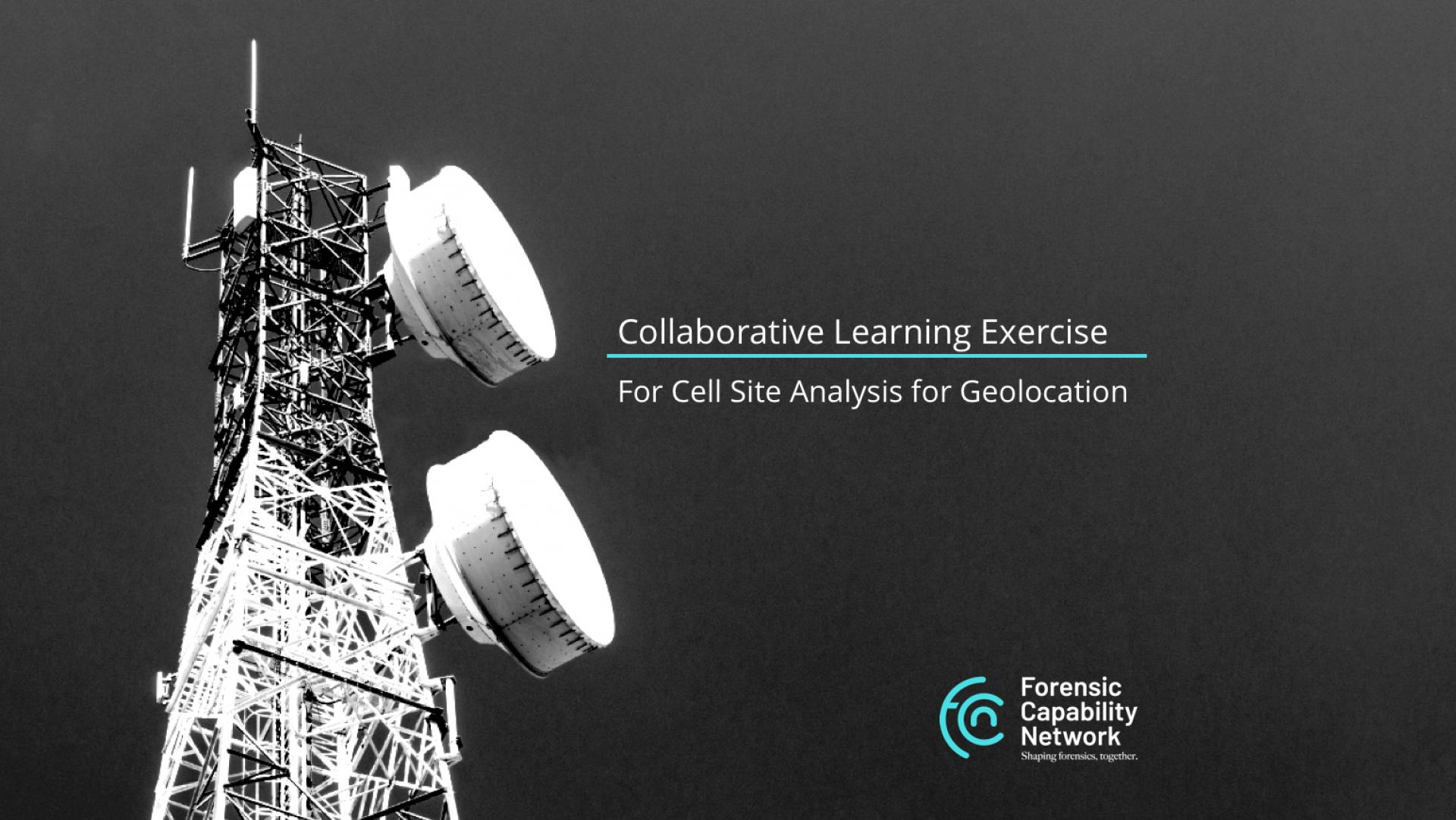 a grayscale photo of a cell site tower