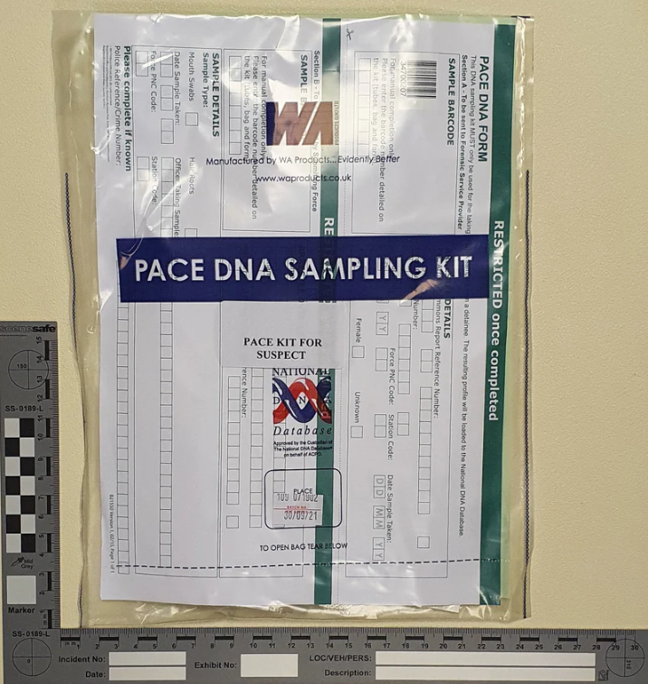 Image of a PACE DNA sampling kit